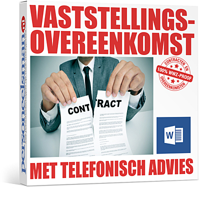 vaststellingsovereenkomst vaststellingsovereenkomst